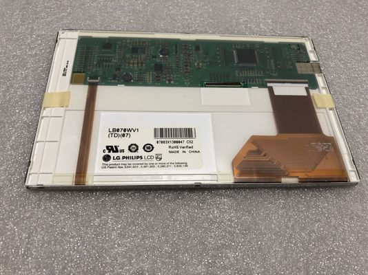 एलबी070WV1-टीडी07 एलजी. एलसीडी 7.0 " 800 ((आरजीबी) × 480 250 सीडी / एम 2 औद्योगिक एलसीडी डिस्प्ले