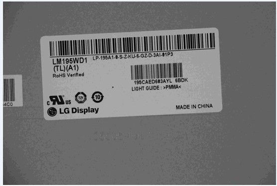 LM195WD1-TLA1 LG डिस्प्ले 19.5&quot; 1600(RGB)×900 250 cd/m² औद्योगिक LCD डिस्प्ले