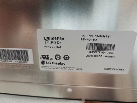 LM190E08-TLGD LG डिस्प्ले 19.0&quot; 1280(RGB)×1024 300 cd/m² औद्योगिक LCD डिस्प्ले