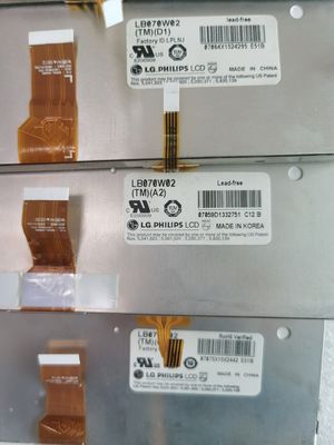 LB070W02-TMJ2 एलसीडी 7.0" 480 ((RGB) × 234 220 cd/m2 औद्योगिक एलसीडी डिस्प्ले
