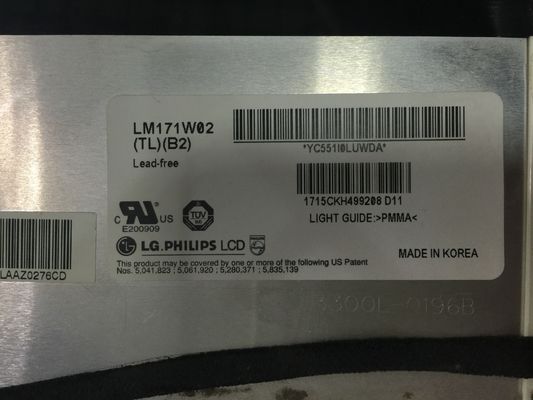 LM171W02-TLB2 LG.Philips LCD 17.1&quot; 1440(RGB)×900 250 cd/m² औद्योगिक LCD डिस्प्ले