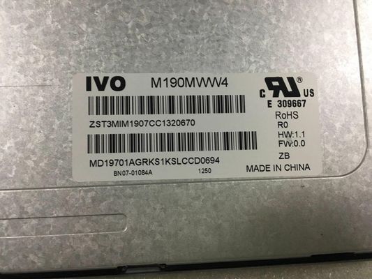 LM190WX2-TLK1 LG डिस्प्ले 19.0&quot; 1440(RGB)×900 250 cd/m² औद्योगिक LCD डिस्प्ले