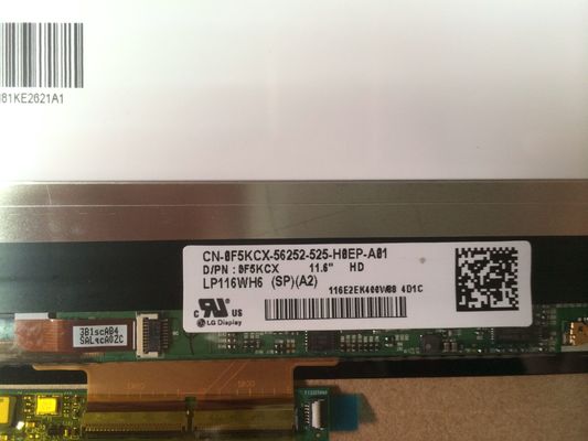 LP116WH6-SPA2 LG डिस्प्ले 11.6&quot; 1366(RGB)×768 300 cd/m² औद्योगिक LCD डिस्प्ले