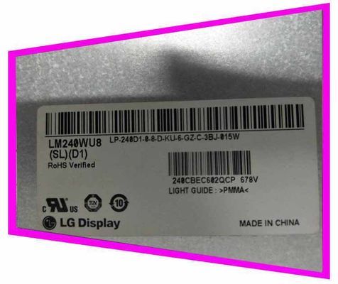 LM240WU8-SLD1 LG डिस्प्ले 24.0&quot; 1920(RGB)×1200 300 cd/m² औद्योगिक LCD डिस्प्ले
