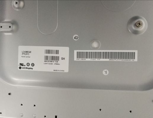 3840×2160 103PPI WLED TFT डिस्प्ले 350cd/m2 LC430EQE-FHA1 43"89/89/89/89 (टाइप)