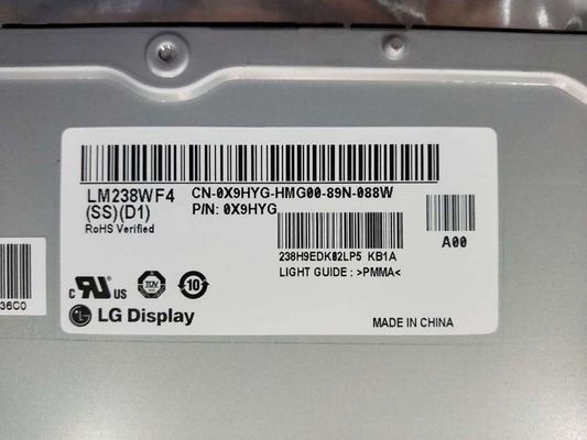 23.8in FHD 92PPI TFT एलसीडी स्क्रीन 250cd/m2 LM238WF4-SSD1 89/89/89/89 (टाइप)