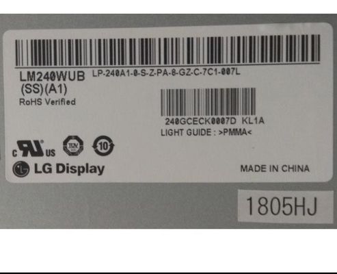 LM240WUB-SSA1 LG डिस्प्ले 24.0&quot; 1920(RGB)×1200 350 cd/m² औद्योगिक LCD डिस्प्ले