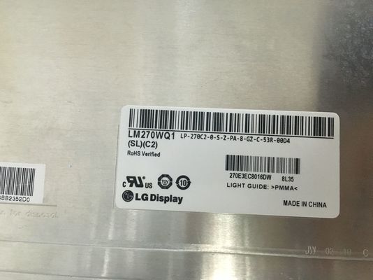 LM270WQ1-SLC2 LG डिस्प्ले 27.0&quot; 2560(RGB)×1440 350 cd/m² औद्योगिक LCD डिस्प्ले