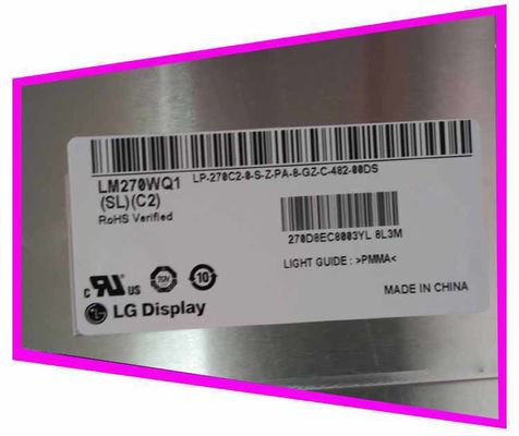 LM270WQ1-SDF1 LG डिस्प्ले 27.0&quot; 2560(RGB)×1440 440 cd/m² औद्योगिक LCD डिस्प्ले