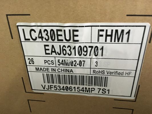 LD430EUE-FHC1 LG डिस्प्ले 43&quot; 1920(RGB)×1080 300 cd/m² औद्योगिक LCD डिस्प्ले