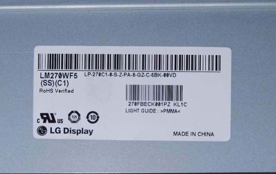 LM270WF5-SSC1 LG डिस्प्ले 27.0&quot; 1920(RGB)×1080 250 cd/m² औद्योगिक LCD डिस्प्ले