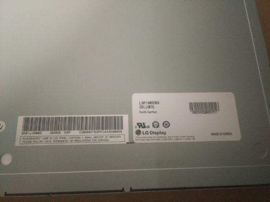 एलएम190ई05-एसएल02 एलजी. एलसीडी 19.0" 1280 ((आरजीबी) × 1024 280cd/m2 औद्योगिक एलसीडी डिस्प्ले