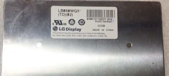 LB050WQ3-TD02 LG.Philips LCD 5.0&quot; 480×272(RGB) 500 cd/m² औद्योगिक LCD डिस्प्ले