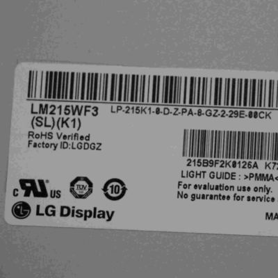 102PPI औद्योगिक एलसीडी पैनल 250cd / m2 LM215WF3-SLK1 1920 × 1080 WLED