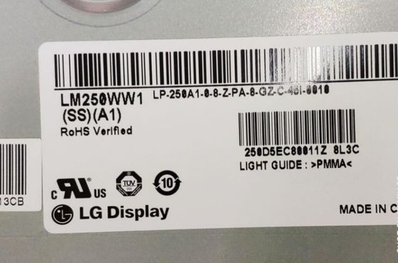 111PPI RGB 250cd/M2 TFT LCD पैनल 25.0&quot; 2560×1080 LM250WW1-SSA1