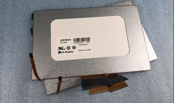 7.0 &quot;800×480 350cd/M2 134PPI स्क्वायर Tft स्क्रीन LB070WV6-TD08
