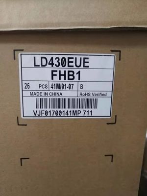 450cd/M2 RGB FHD 51PPI स्क्वायर एलसीडी पैनल 43&quot; 1920×1080 LD430EUE-FHB1