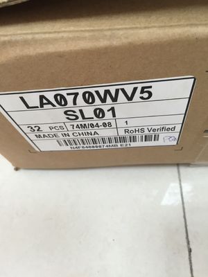 580cd/M2 TFT LCD पैनल 133PPI WVGA LA070WV5-SL01 800×480 WLED