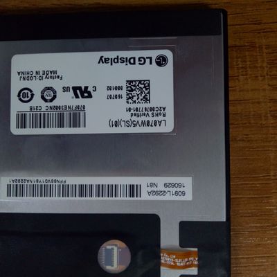 580cd/M2 TFT LCD पैनल 133PPI WVGA LA070WV5-SL01 800×480 WLED